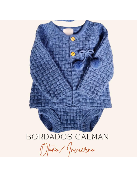 Conjunto jersey culotte punto bebe