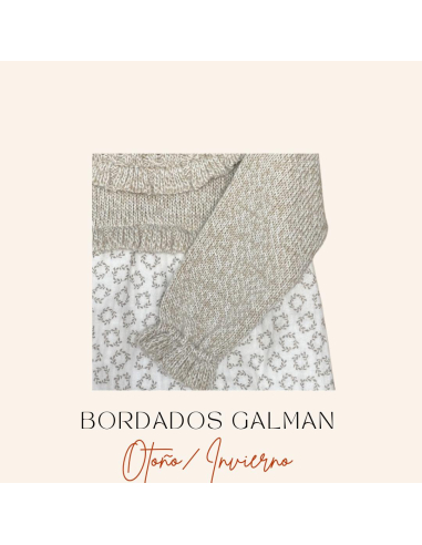 Pelele de punto en color Arena